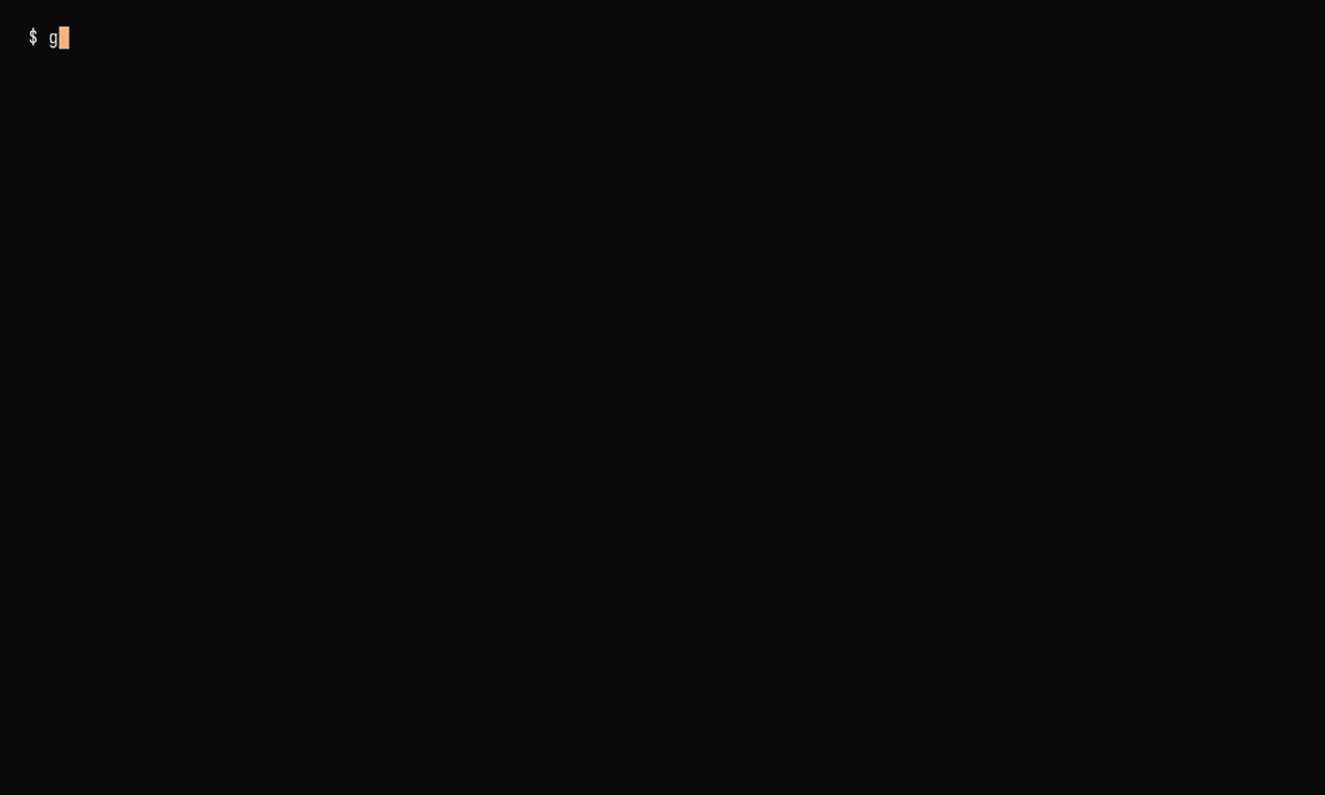 The goose CLI searching, showing an album and controlling playback